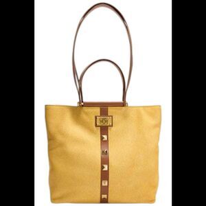 Sharif Legacy Stingray Leather Double Handle Tote Spice